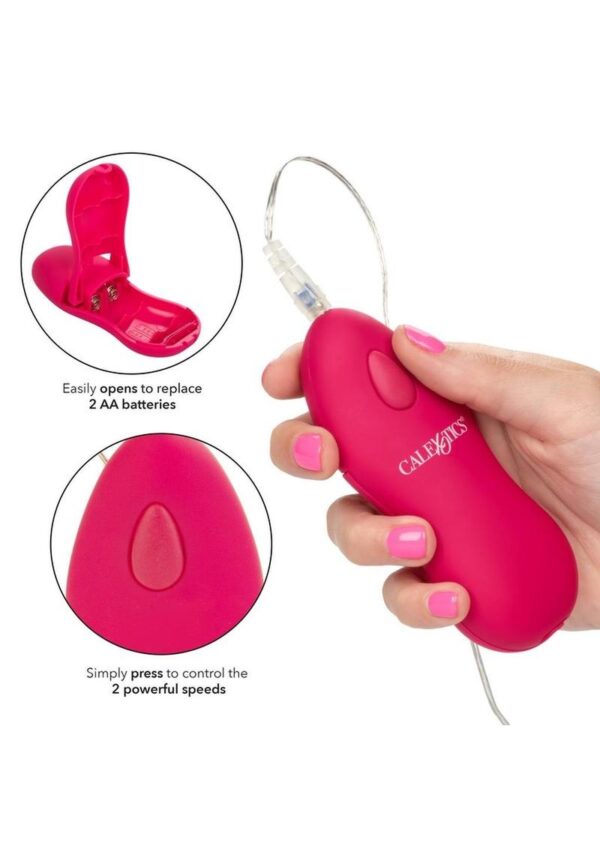 Whisper Micro Bullet with Wired Remote Control - Pink - Image 3