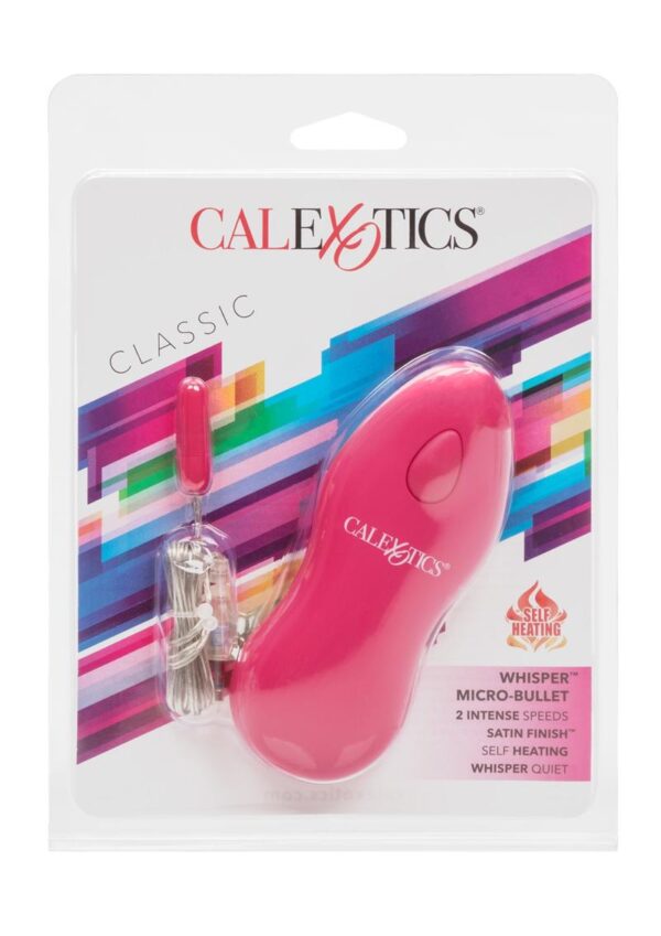 Whisper Micro Bullet with Wired Remote Control - Pink