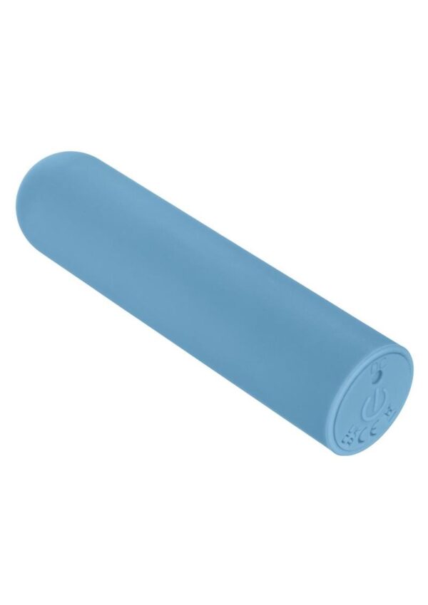 Turbo Buzz Rechargeable Rounded Bullet - Blue - Image 3