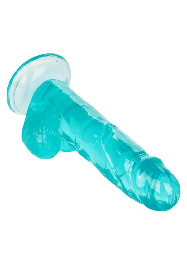 Size Queen Dildo - 6in - Blue - Image 3