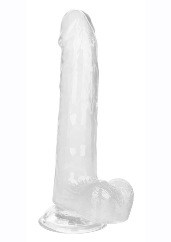 Size Queen Dildo 8in - Clear - Image 2