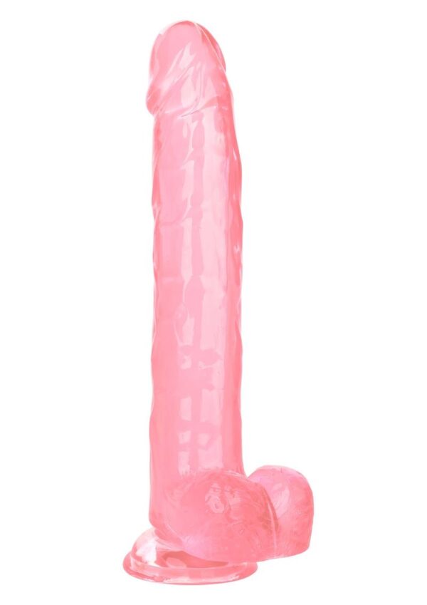 Size Queen Dildo - 10in - Pink - Image 2
