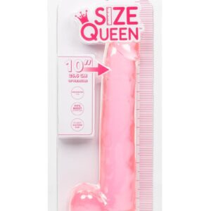 Size Queen Dildo - 10in - Pink