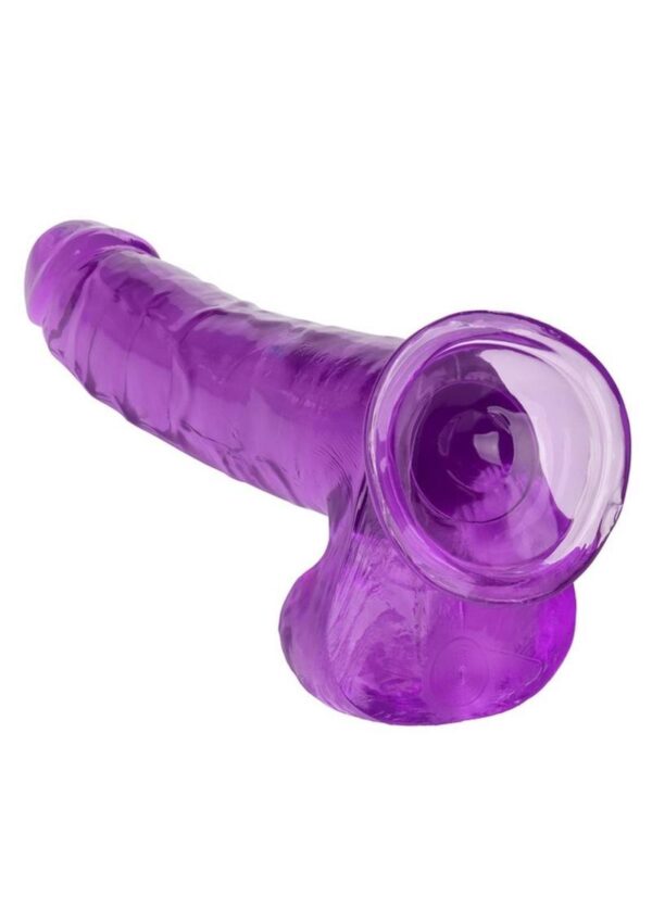 Size Queen Dildo - 10in - Purple - Image 3