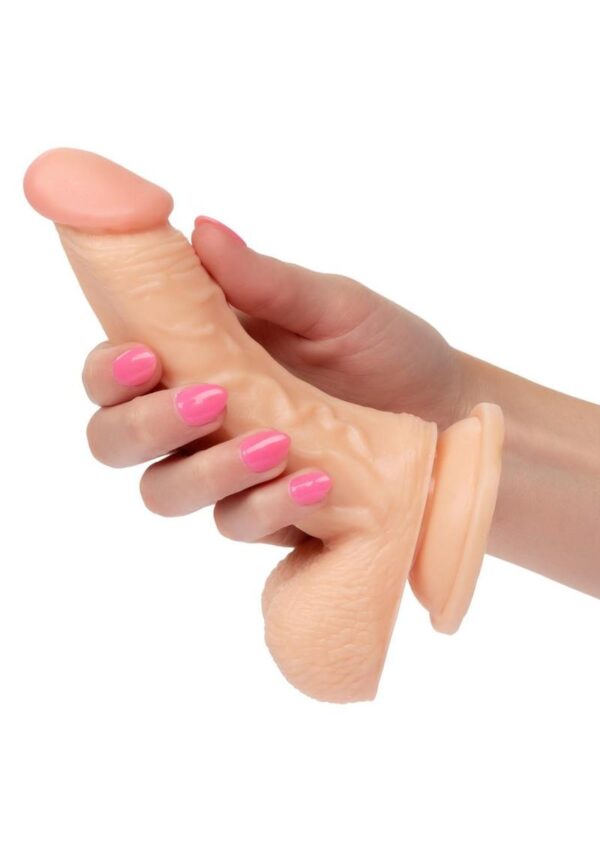Working Stiff The Doctor Realistic Posable Dildo with Suction Cup - Vanilla - Image 4