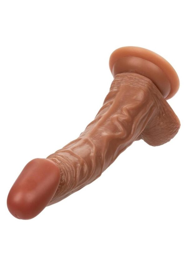 Working Stiff The Personal Trainer Realistic Posable Dildo with Suction Cup - Caramel - Image 2