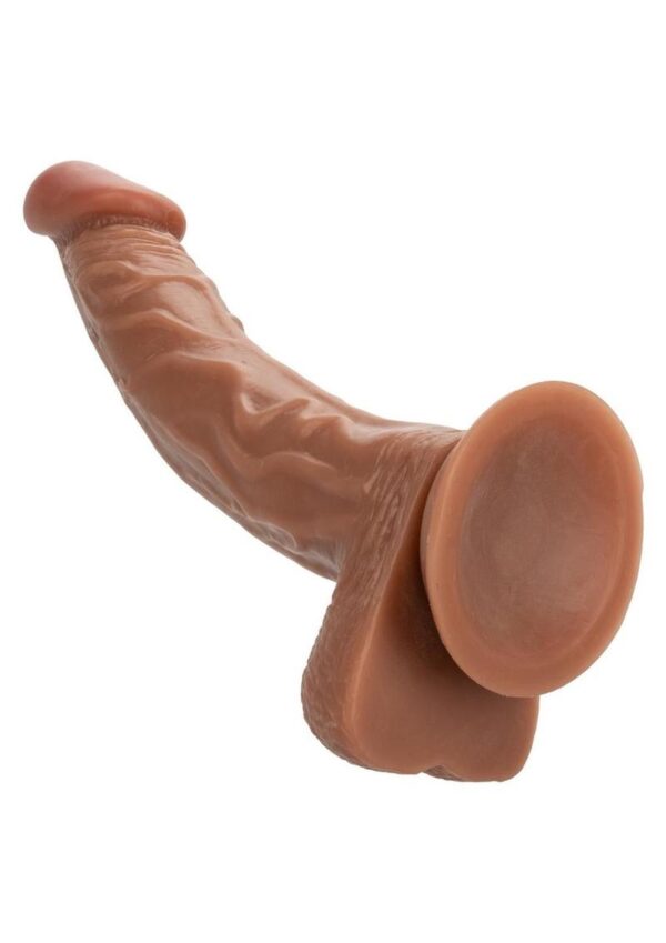 Working Stiff The Personal Trainer Realistic Posable Dildo with Suction Cup - Caramel - Image 4