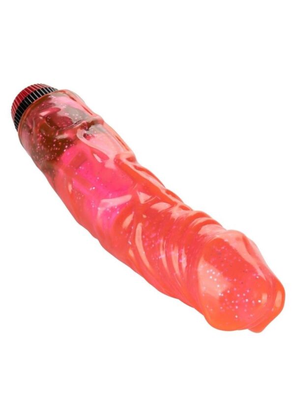 Hot Pinks Devil Dick Vibrating Dildo 8in - Pink - Image 3