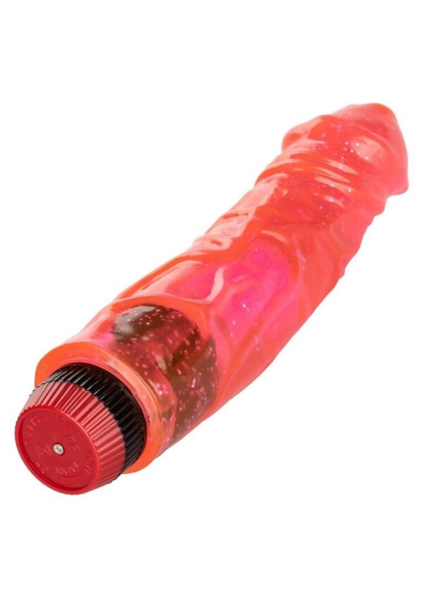 Hot Pinks Devil Dick Vibrating Dildo 8in - Pink - Image 4