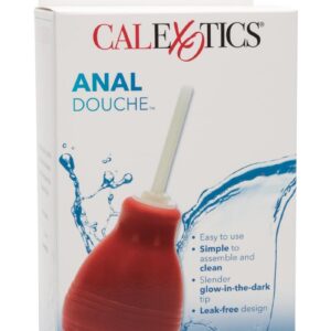 Anal Douche Glow in The Dark Tip - Red And Clear