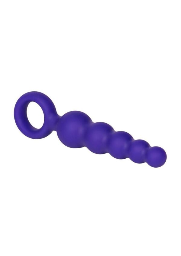 Booty Call Booty Shaker Silicone Vibrating Butt Plug with Wired Remote Control - Purple - Image 3