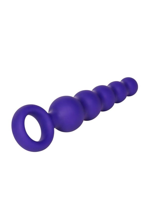 Booty Call Booty Shaker Silicone Vibrating Butt Plug with Wired Remote Control - Purple - Image 4