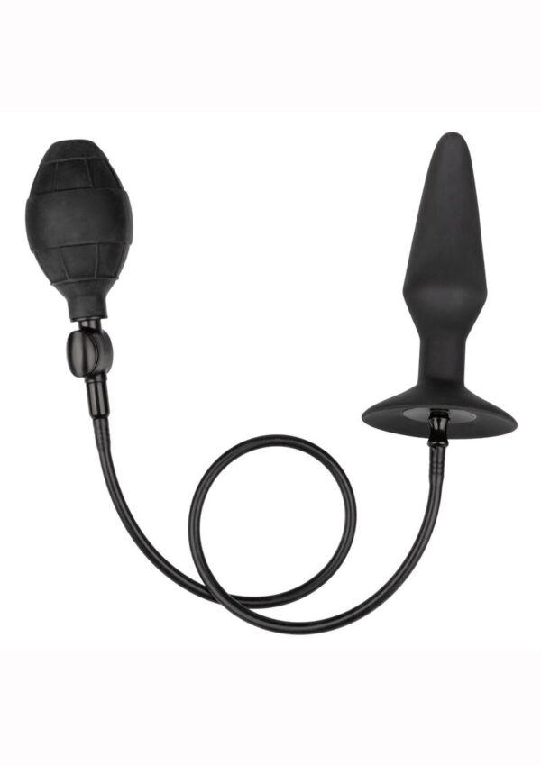 Large Silicone Inflatable Plug - Black - Image 2