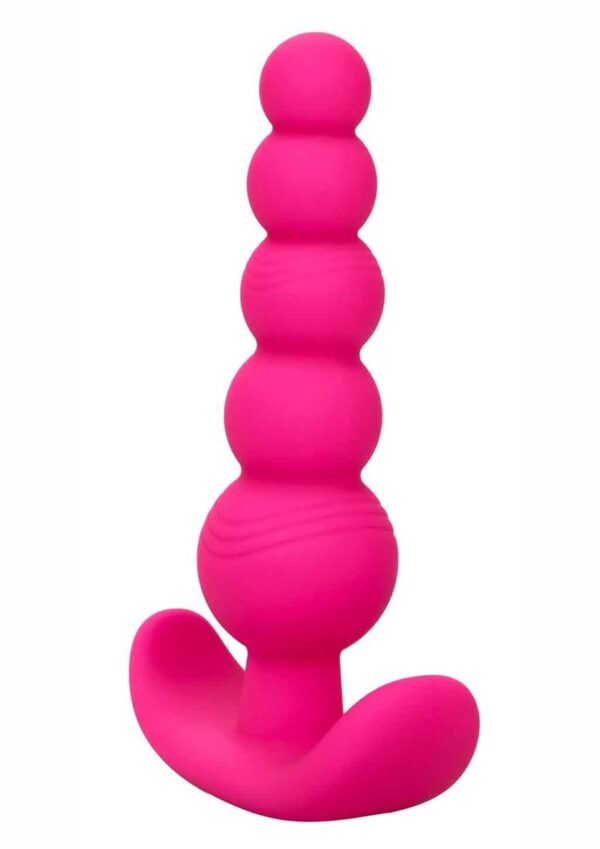 Cheeky X-5 Beads Silicone Anal Probe - Pink - Image 2