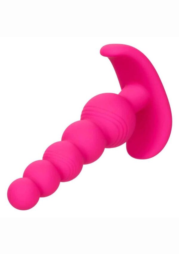 Cheeky X-5 Beads Silicone Anal Probe - Pink - Image 3
