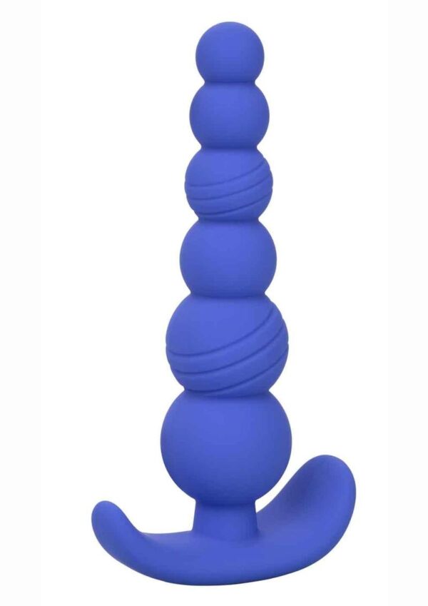 Cheeky X-6 Beads Silicone Anal Probe - Blue - Image 2