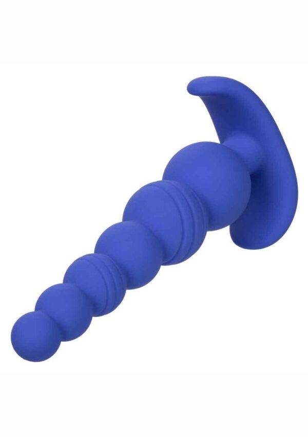 Cheeky X-6 Beads Silicone Anal Probe - Blue - Image 3