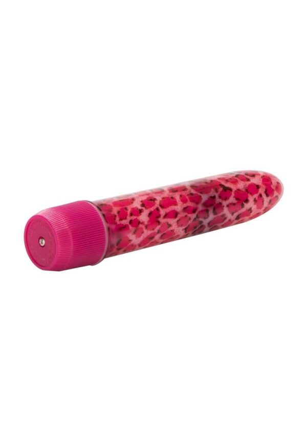 Leopard Waterproof Mini Massager 4.5in - Pink - Image 4