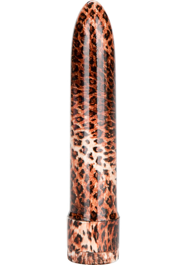 Leopard Waterproof Mini Massager 4.5in - Brown - Image 2