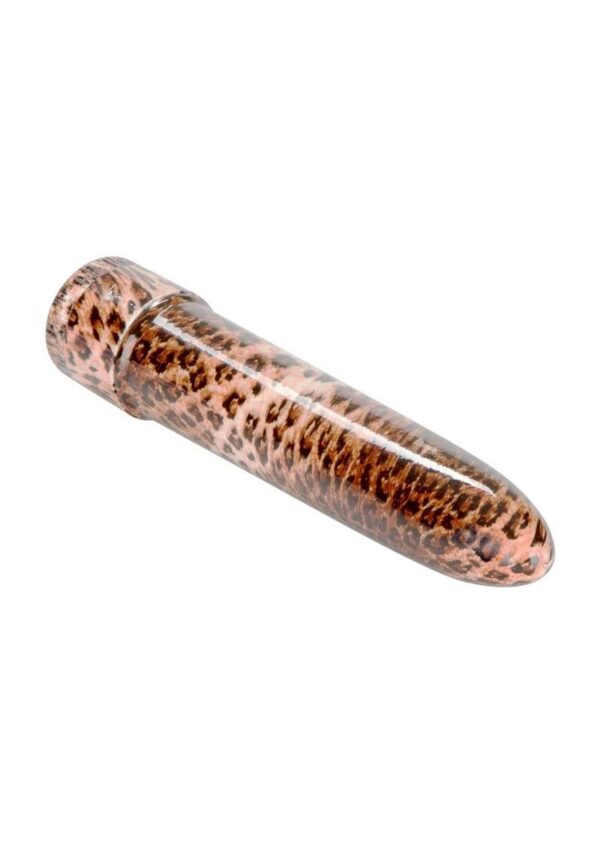 Leopard Waterproof Mini Massager 4.5in - Brown - Image 3