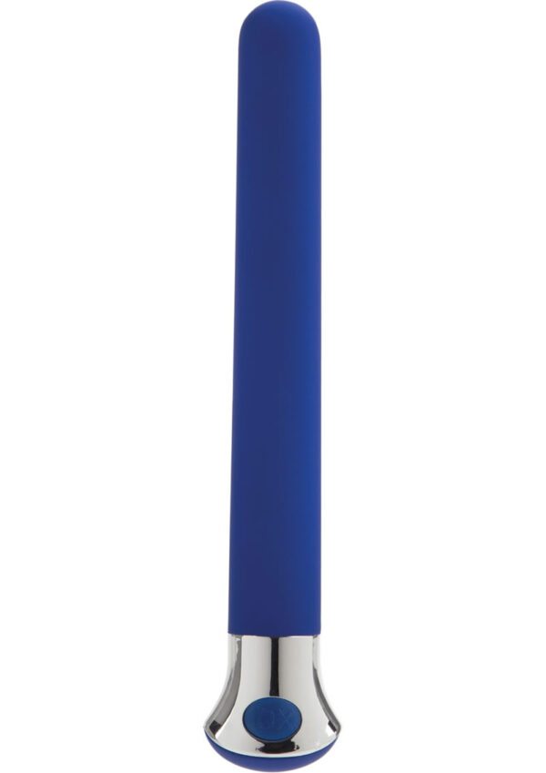Risque 10 Function Slim Vibrator - Blue - Image 2