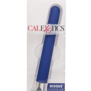 Risque 10 Function Slim Vibrator - Blue