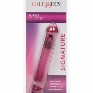 Waterproof Turbo Gliders Vibrator - Raspberry Crush