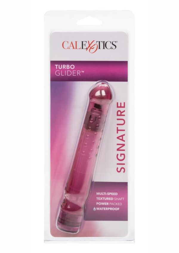 Waterproof Turbo Gliders Vibrator - Raspberry Crush