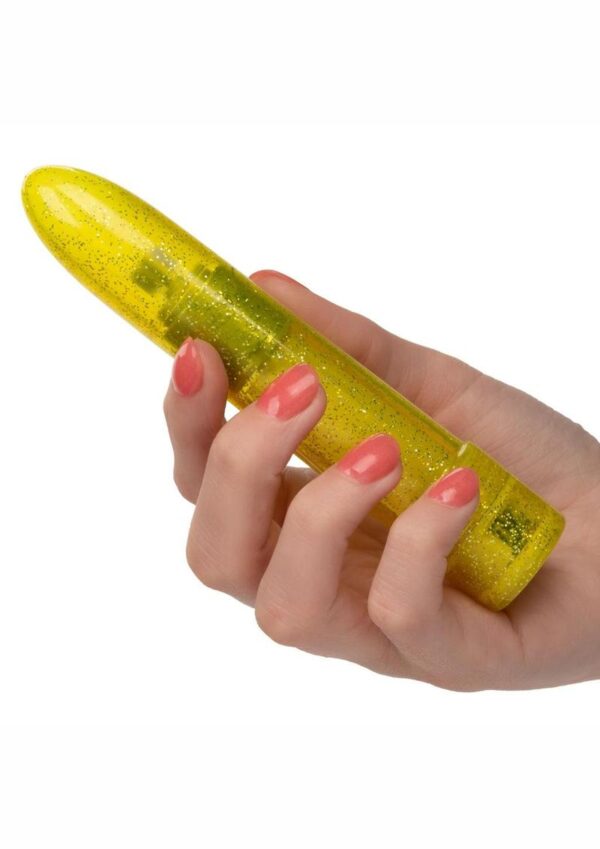 Sparkle Mini Vibrator - Yellow - Image 4