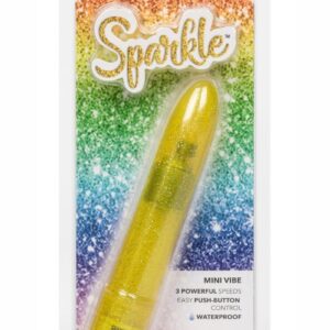 Sparkle Mini Vibrator - Yellow