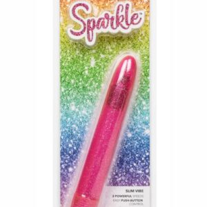Sparkle Slim Vibrator - Pink