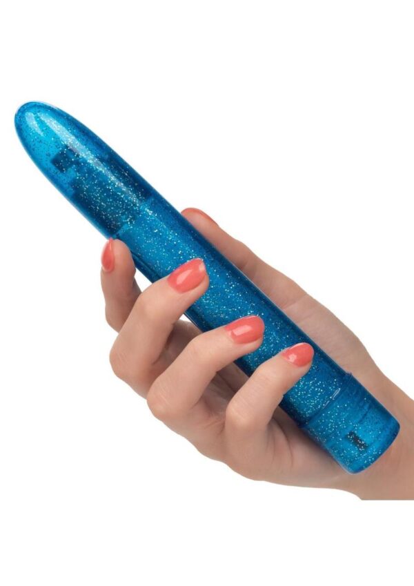 Sparkle Slim Vibrator - Blue - Image 4