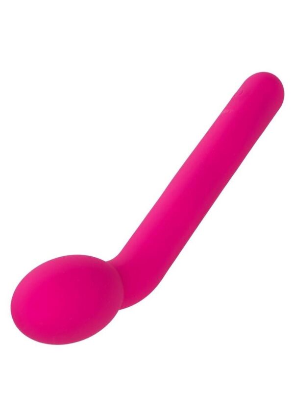 Bliss Liquid Silicone Rechargeable Tulip Vibrator - Pink - Image 3