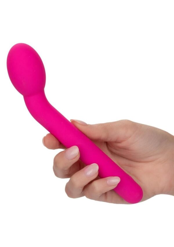 Bliss Liquid Silicone Rechargeable Tulip Vibrator - Pink - Image 4