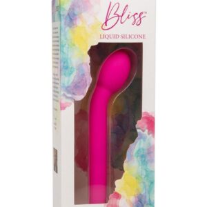 Bliss Liquid Silicone Rechargeable Tulip Vibrator - Pink