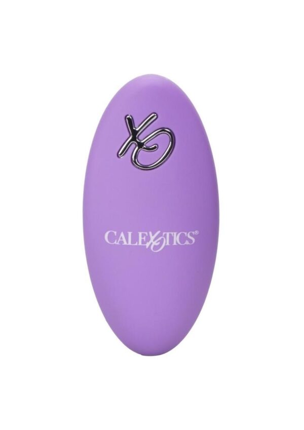 Venus Butterfly Rocking Penis Silicone Rechargeable Strap-On with Remote Control -  Purple - Image 3