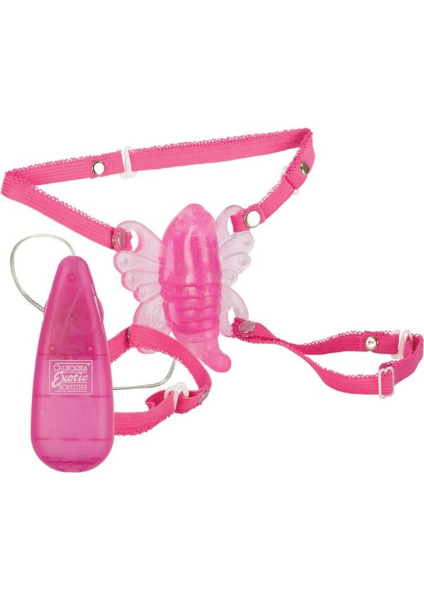 Venus Butterfly Original Strap-On with Wired Remote Control - Pink - Image 2