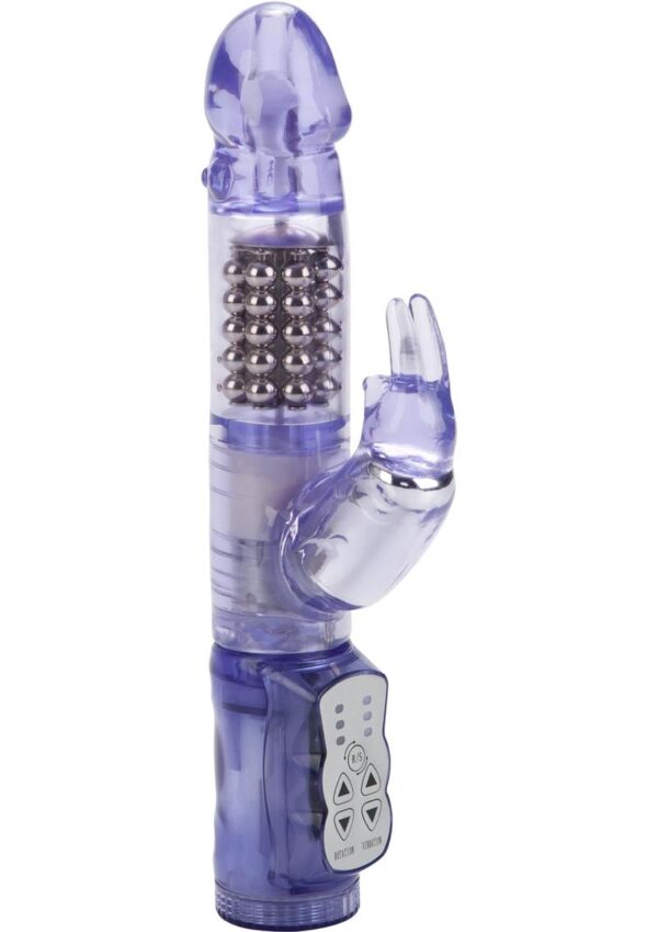 Jack Rabbit Beaded Rabbit Vibrator- Purple - Image 2