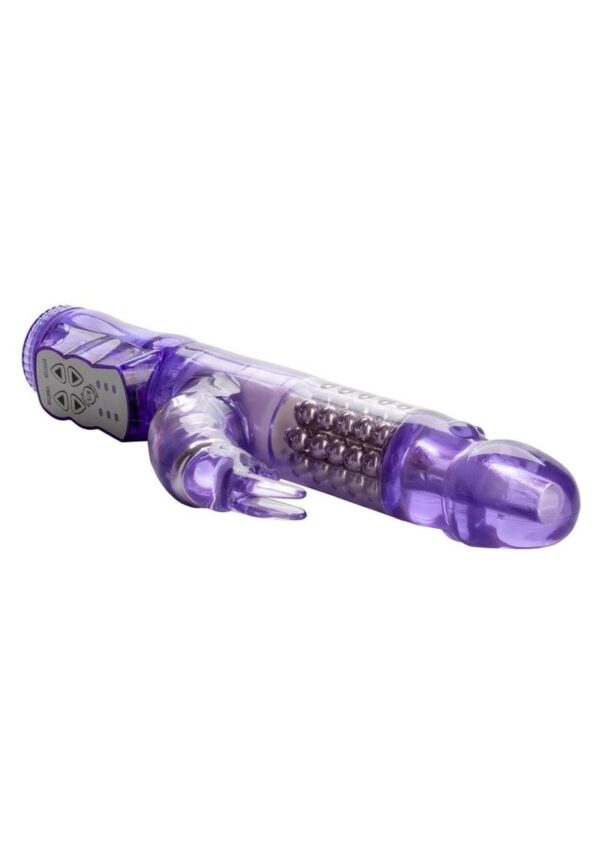 Jack Rabbit Beaded Rabbit Vibrator- Purple - Image 3