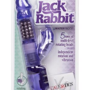 Jack Rabbit Beaded Rabbit Vibrator- Purple