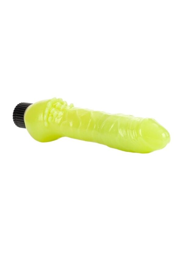Glow-In-The-Dark Jelly Vibrator - Green - Image 3