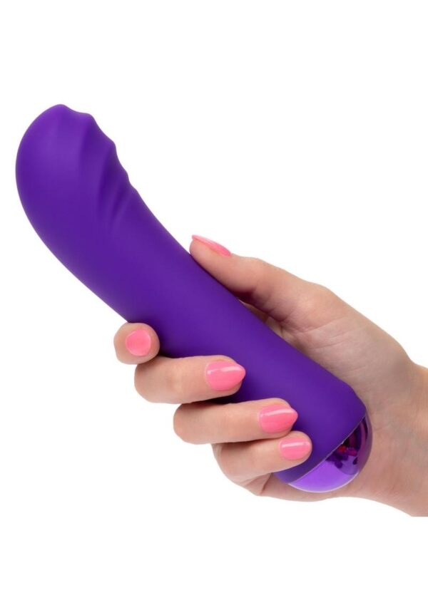 Thicc Chubby Buddy Rechargeable Silicone G-Spot Vibrator - Purple - Image 4