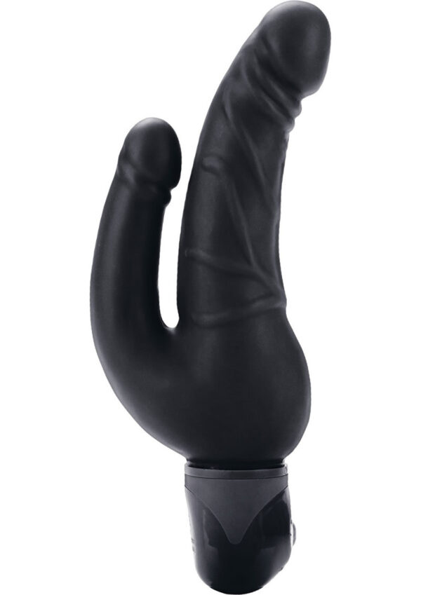Bendie Stud Over and Under Vibrator - Black - Image 2