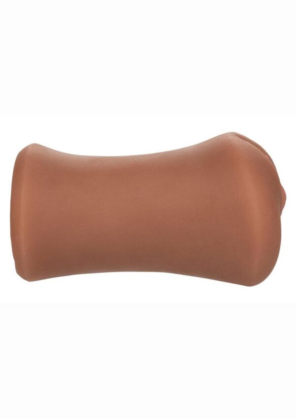 Stroke it Tight Pussy Masturbator - Caramel - Image 4