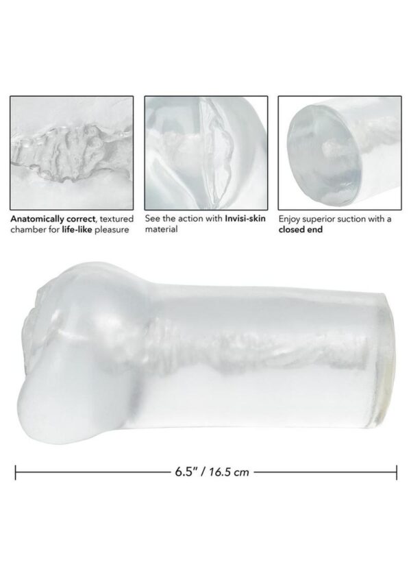Stroke It Textured Stroker - Pussy - Clear - Image 4