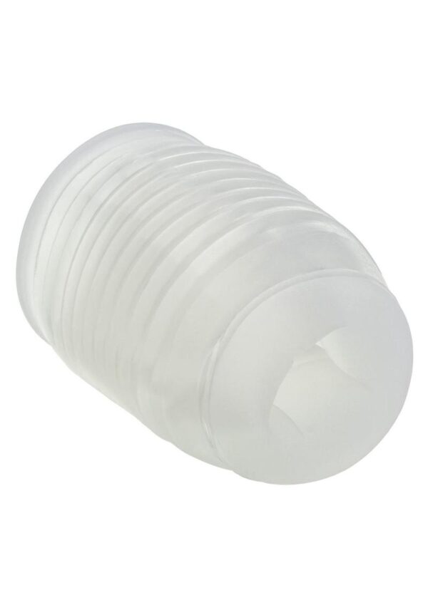 Pop Sock Ribbed Stroker - Clear - Image 3