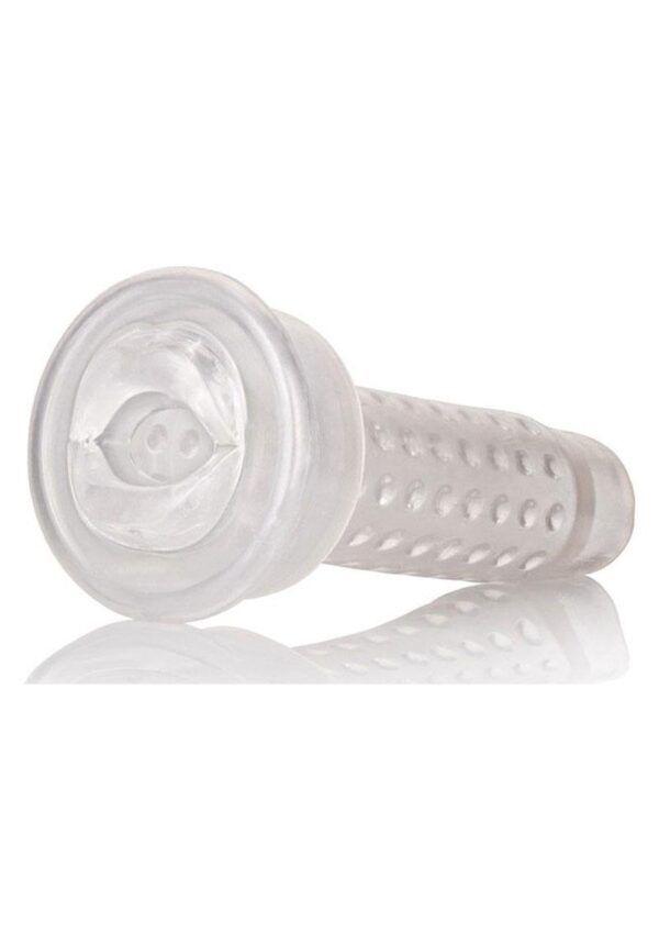 Optimum Series Stroker Pump Sleeve Masturbator - Mouth - Clear - Image 2