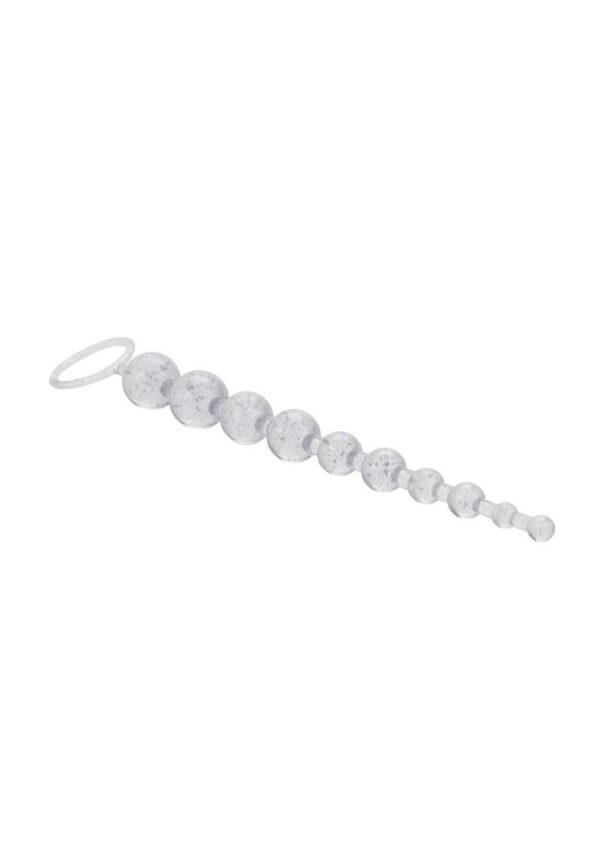 Platinum X 10 Anal Beads - Silver - Image 3