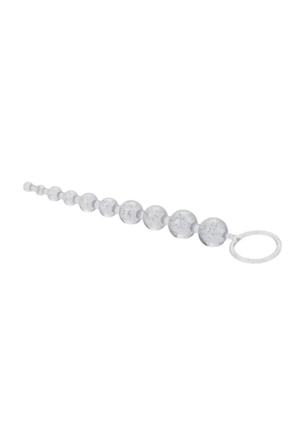 Platinum X 10 Anal Beads - Silver - Image 4