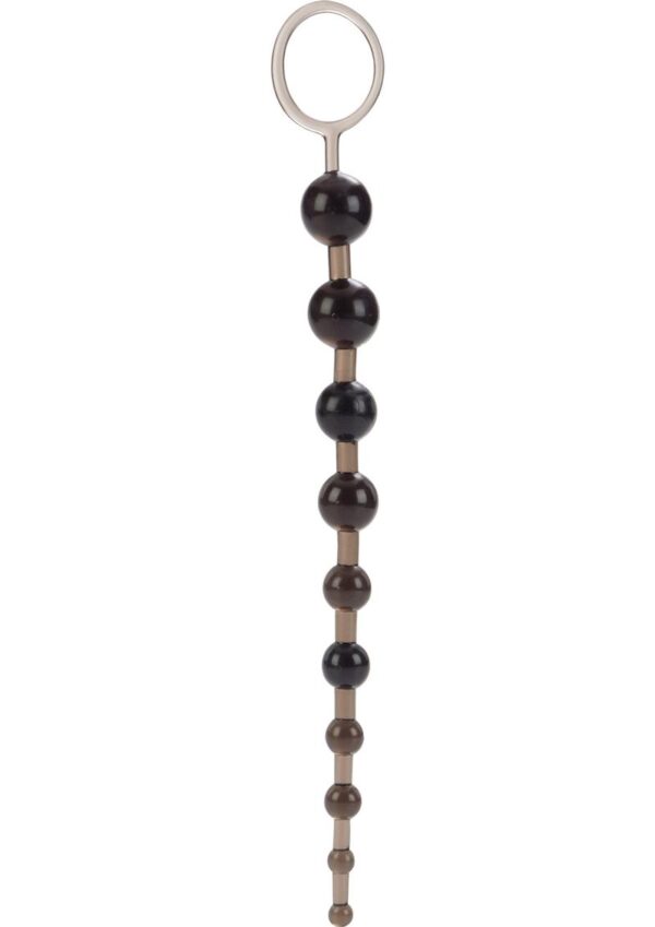 X 10 Anal Beads - Black - Image 2